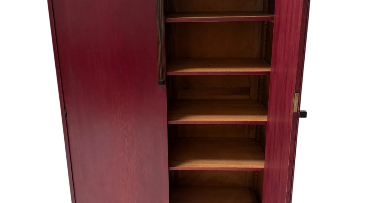 Art Deco Modernist Armoire by A.H. Jansen for L.O.V. Oosterbeek, 1920s 2